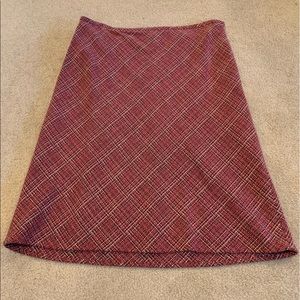Loft pink petite skirt
